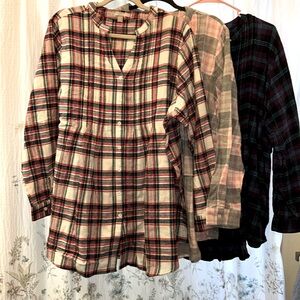 3 Women’s Flannels